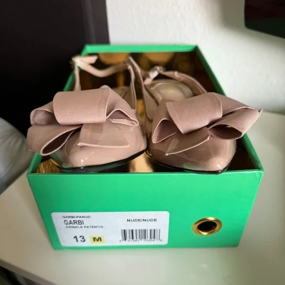 J.Renee Tan Slingback Heels with Bow Detail - Picture 7 of 7